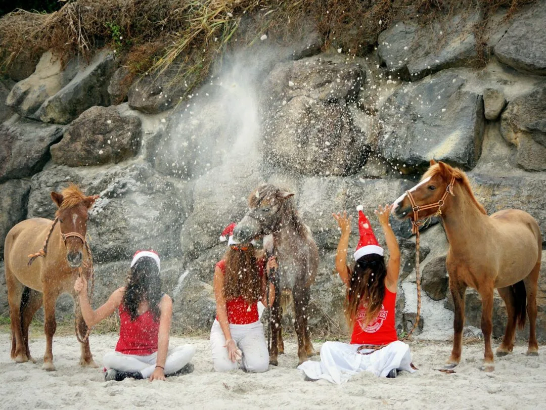 Choubaka fait du poney